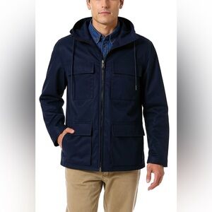 Marc By Marc Jacobs Navy Rain Jacket